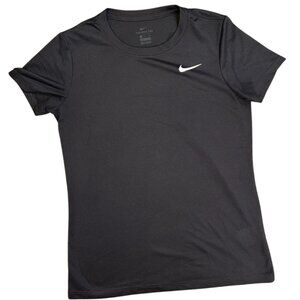 Nike Womens Short Sleeve Performance Training T-Shirt Size S Swoosh Logo Athleti